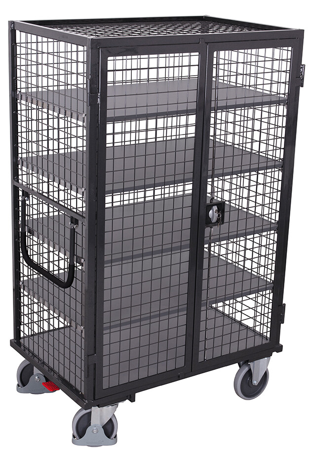 Shelf trolley fixed welded