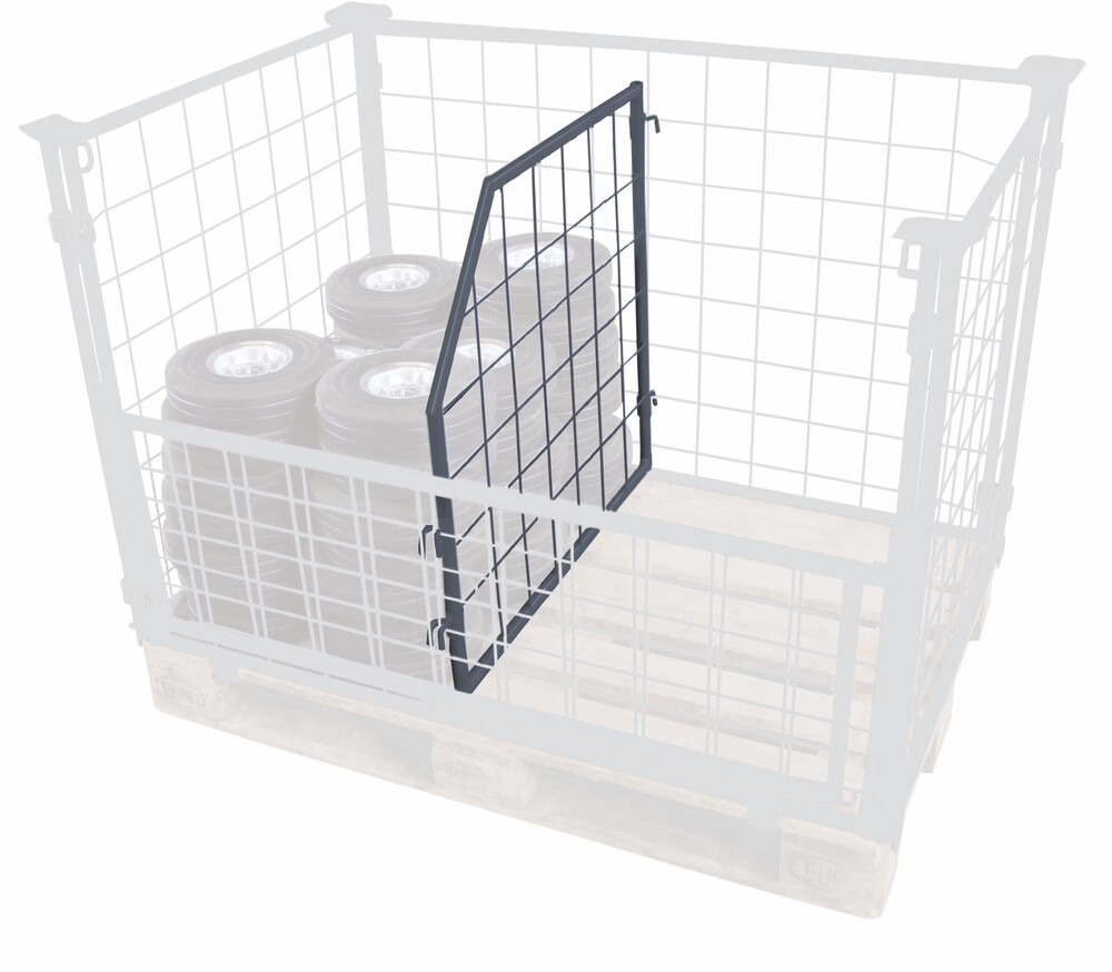 Pallet converter separation grid, sloping Pallet converter separation grid, sloping