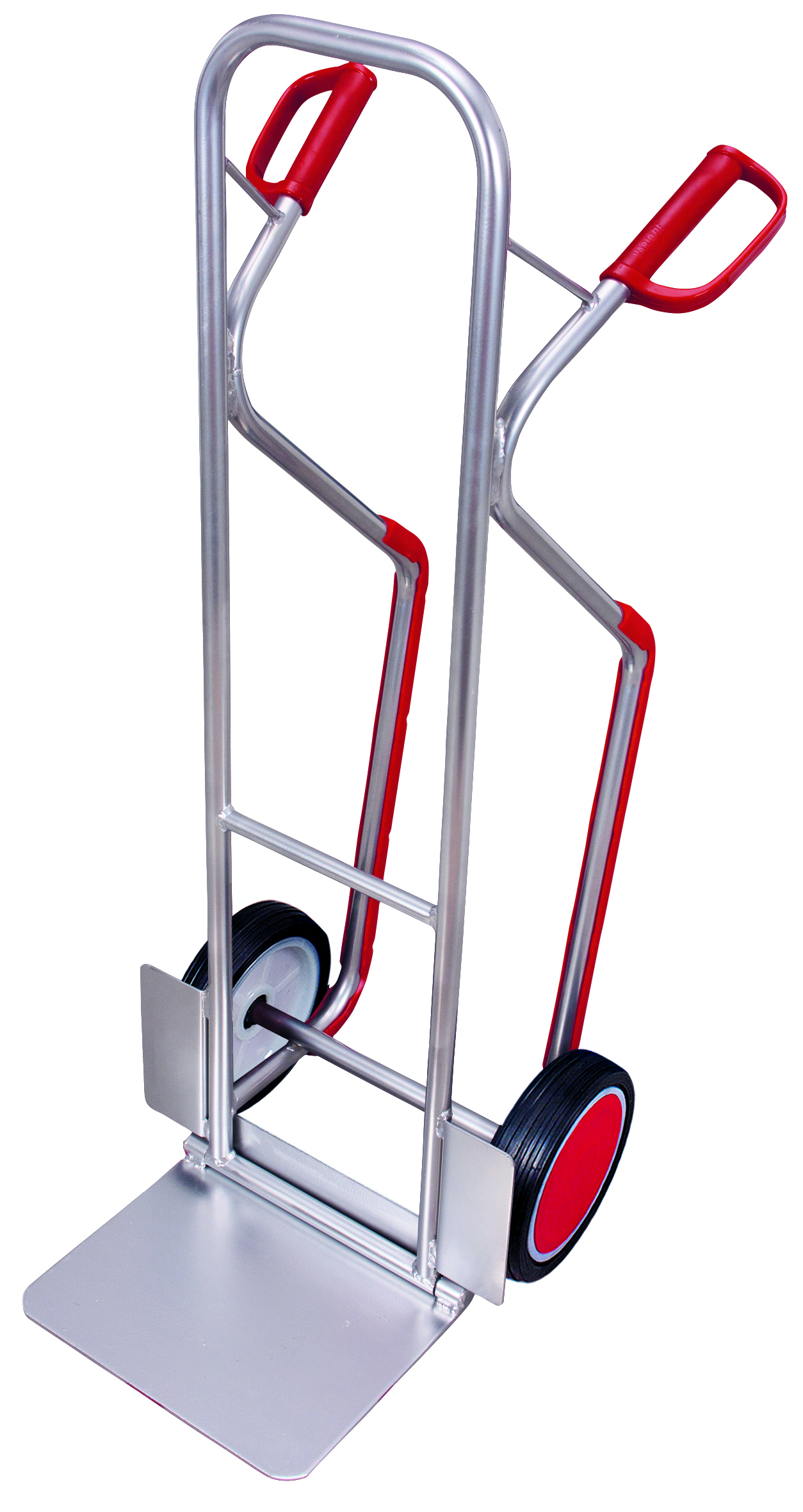 Aluminium truck with folding toe plate Aluminium truck with folding toe plate