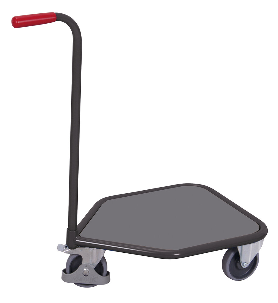 Push-handle dolly with board Push-handle dolly with board