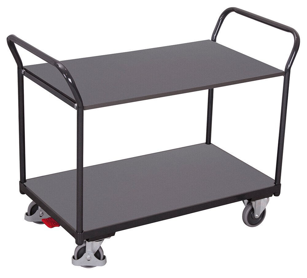 Table trolley with 2 load surfaces Table trolley with 2 load surfaces