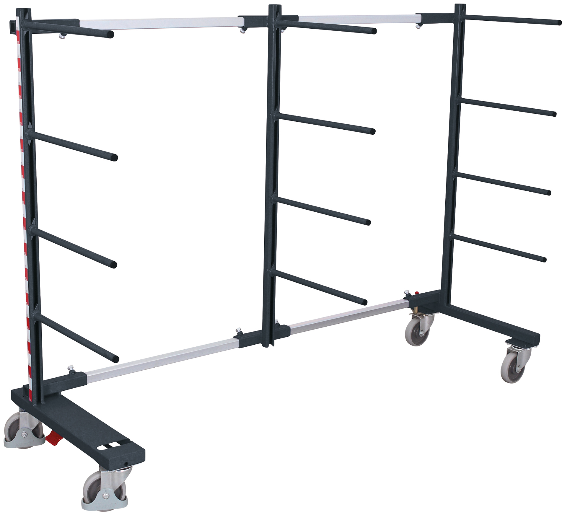 Carrier-spar trolley, one-sided