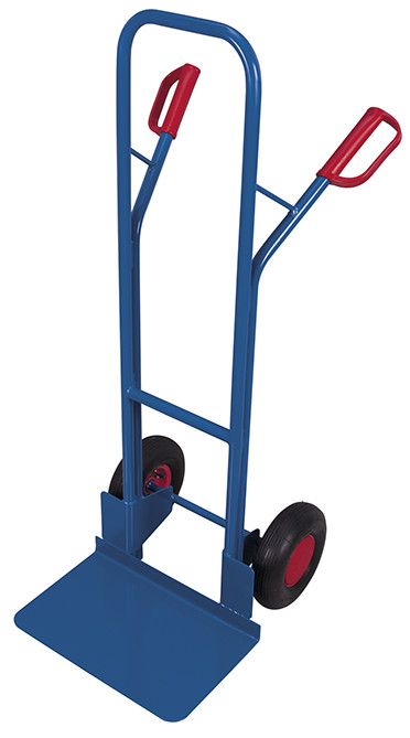 Stahlrohrkarre mit großer Schaufel Stahlrohrkarre mit großer Schaufel