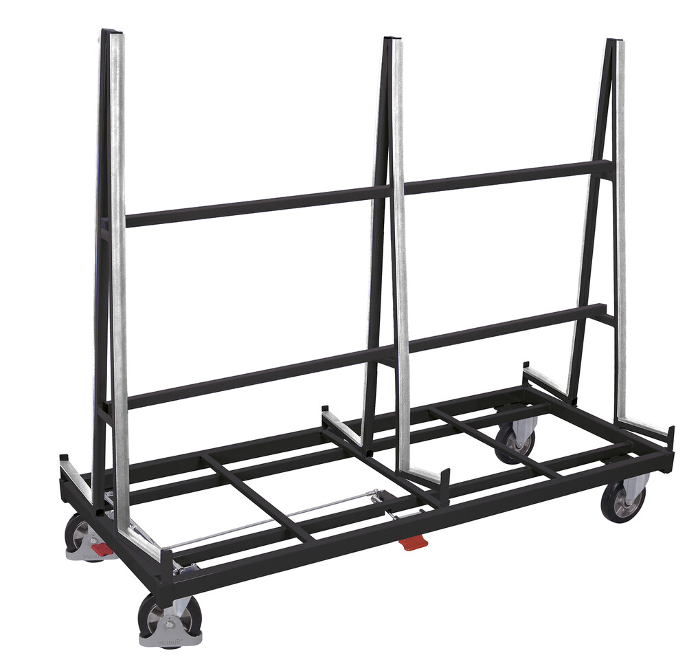 Sheet-material trolley, two-sided Sheet-material trolley, two-sided