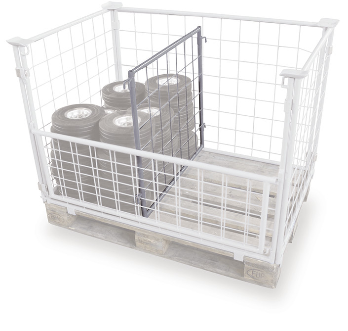 Pallet converter separation grid, galvanised Pallet converter separation grid, galvanised