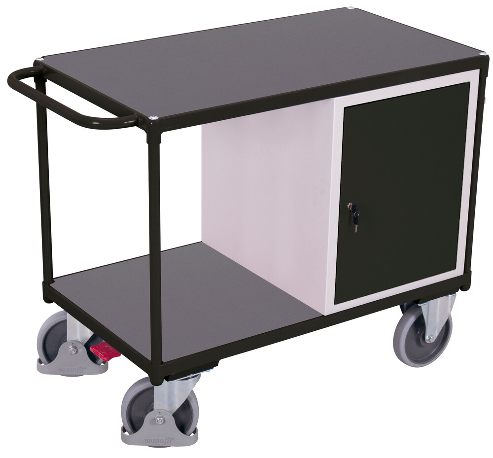 Workshop trolley with 2 load surfaces Workshop trolley with 2 load surfaces