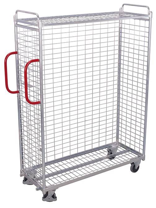 Order-picking trolley, galvanised