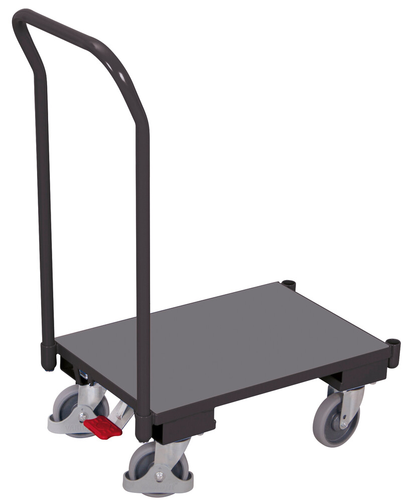 Euro system dolly with board and push bar