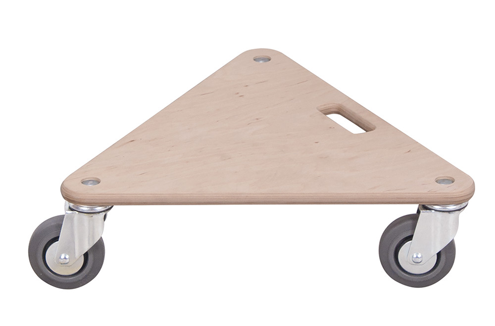 Triple-Dog with thermoplastic rubber swivel castors Triple-Dog with thermoplastic rubber swivel castors