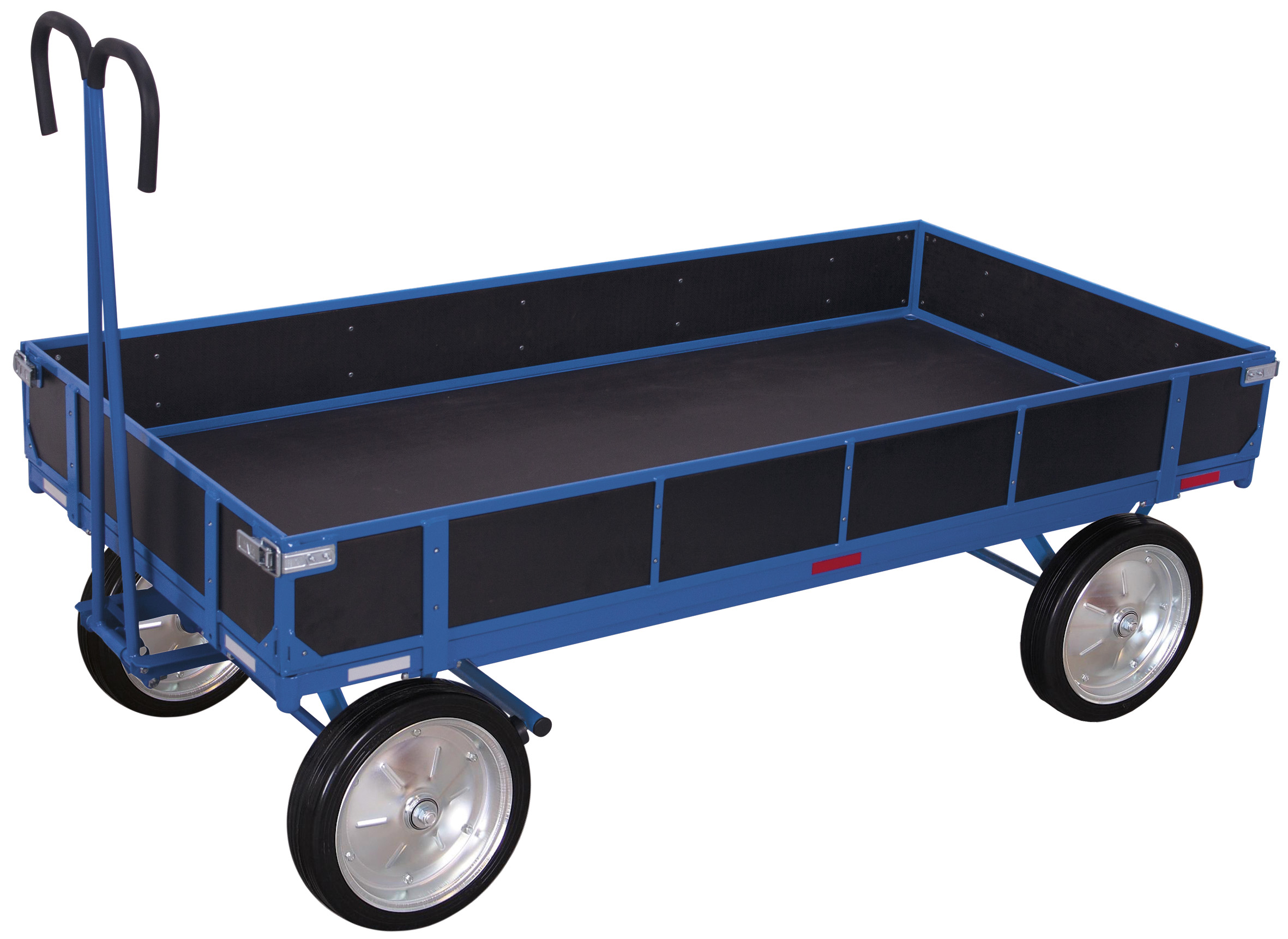 Hand platform trolley with side walls Hand platform trolley with side walls