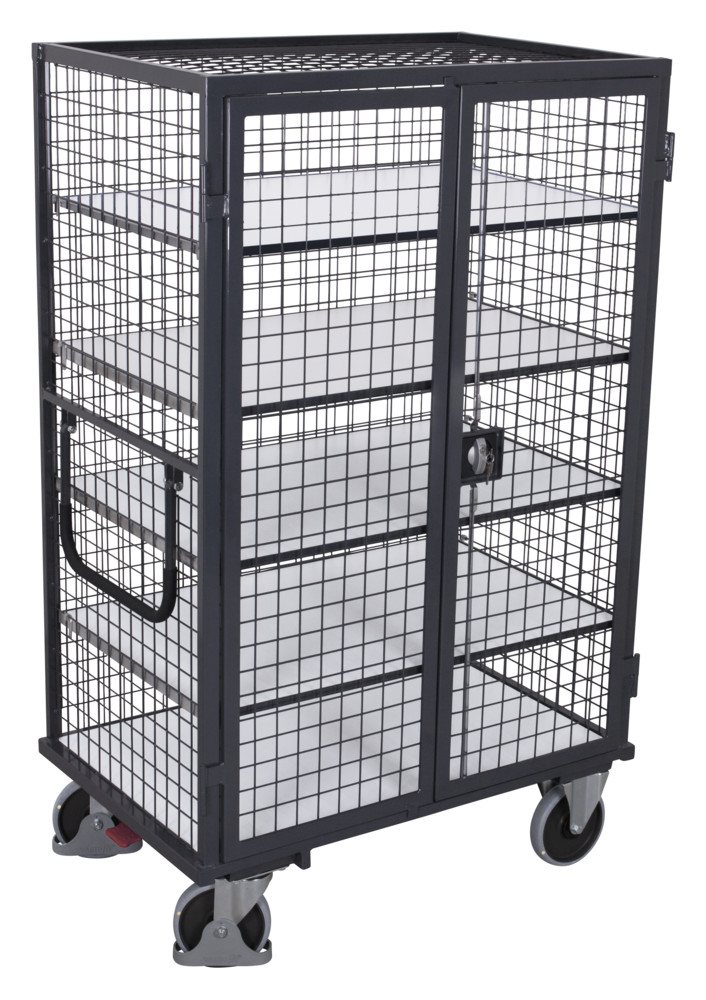 ESD shelf trolley fixed welded