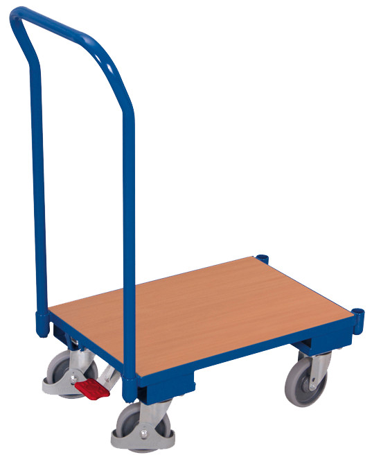 Euro system dolly with board and push bar Euro system dolly with board and push bar