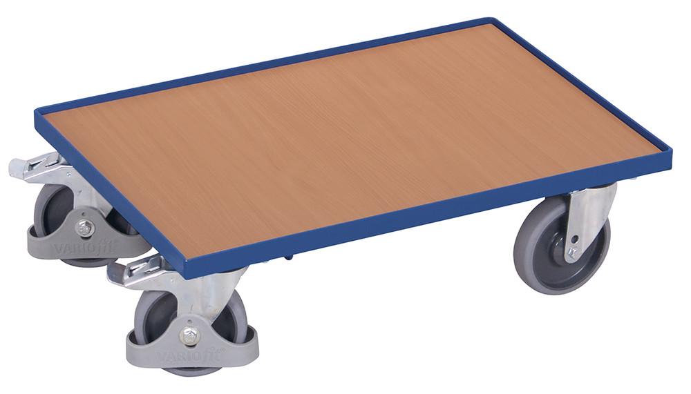 Euro system dolly with board (edge 10 mm)