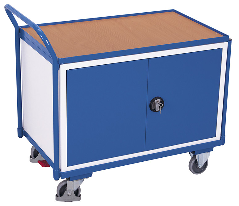 Workshop trolley with 1 load surface