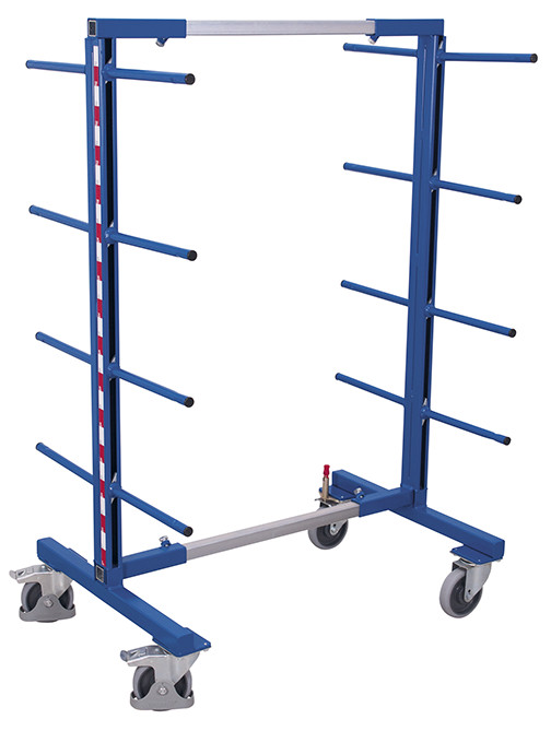 Carrier-spar trolley, two-sided