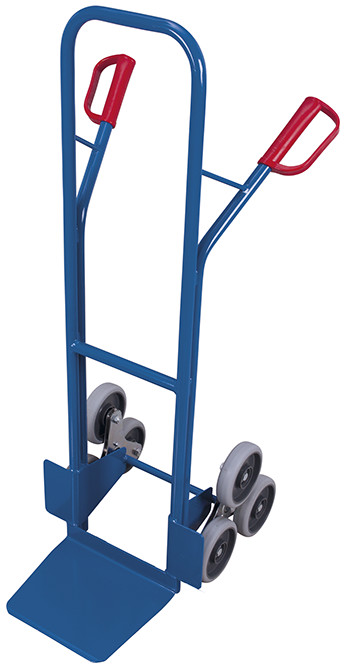 Stair-climber truck with 2 three-arm star wheels Stair-climber truck with 2 three-arm star wheels