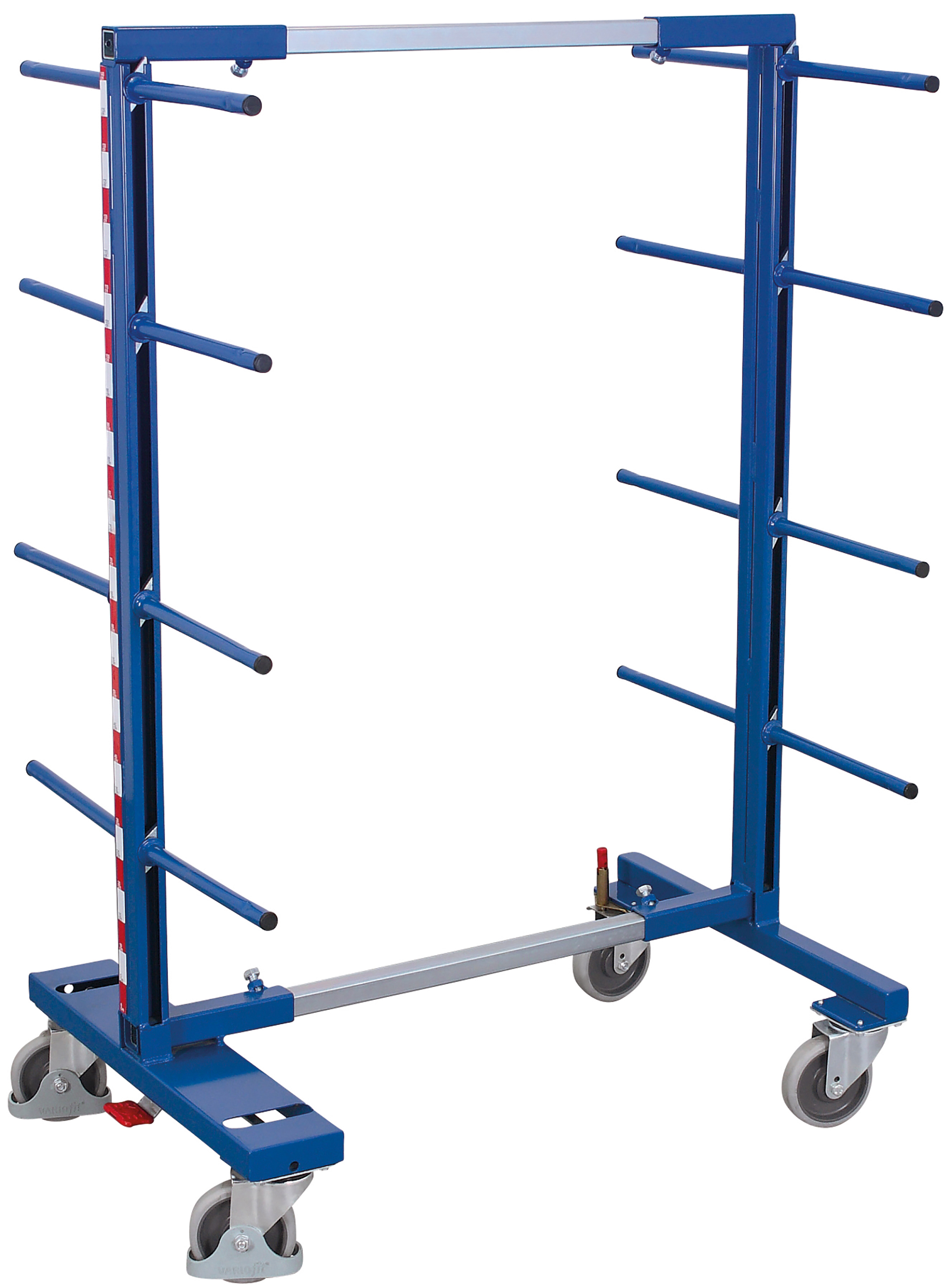 Carrier-spar trolley, two-sided