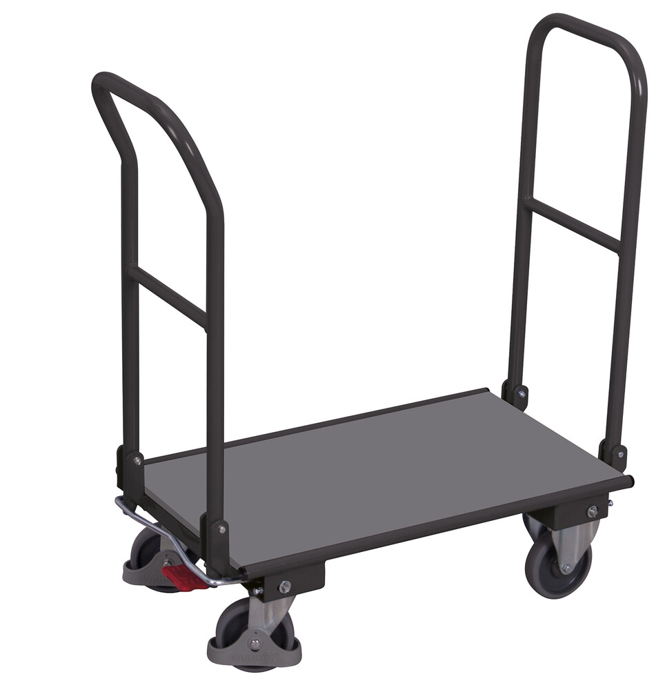 Folding trolley with 2 push bars Folding trolley with 2 push bars