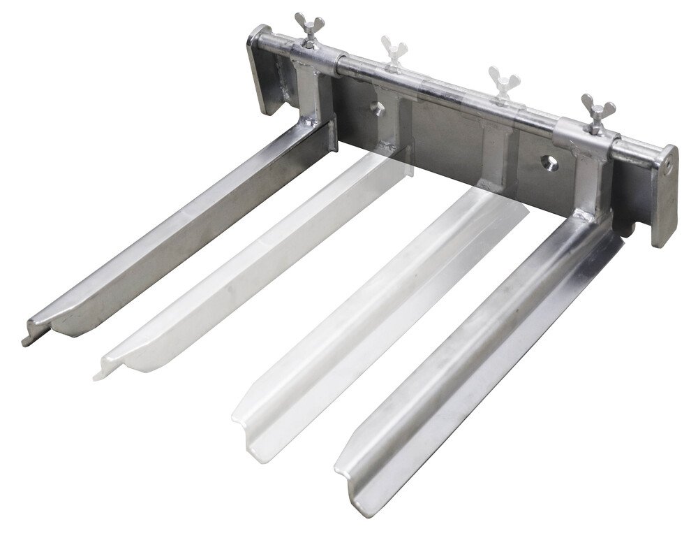 Forklift forks for materiallifter, adjustable