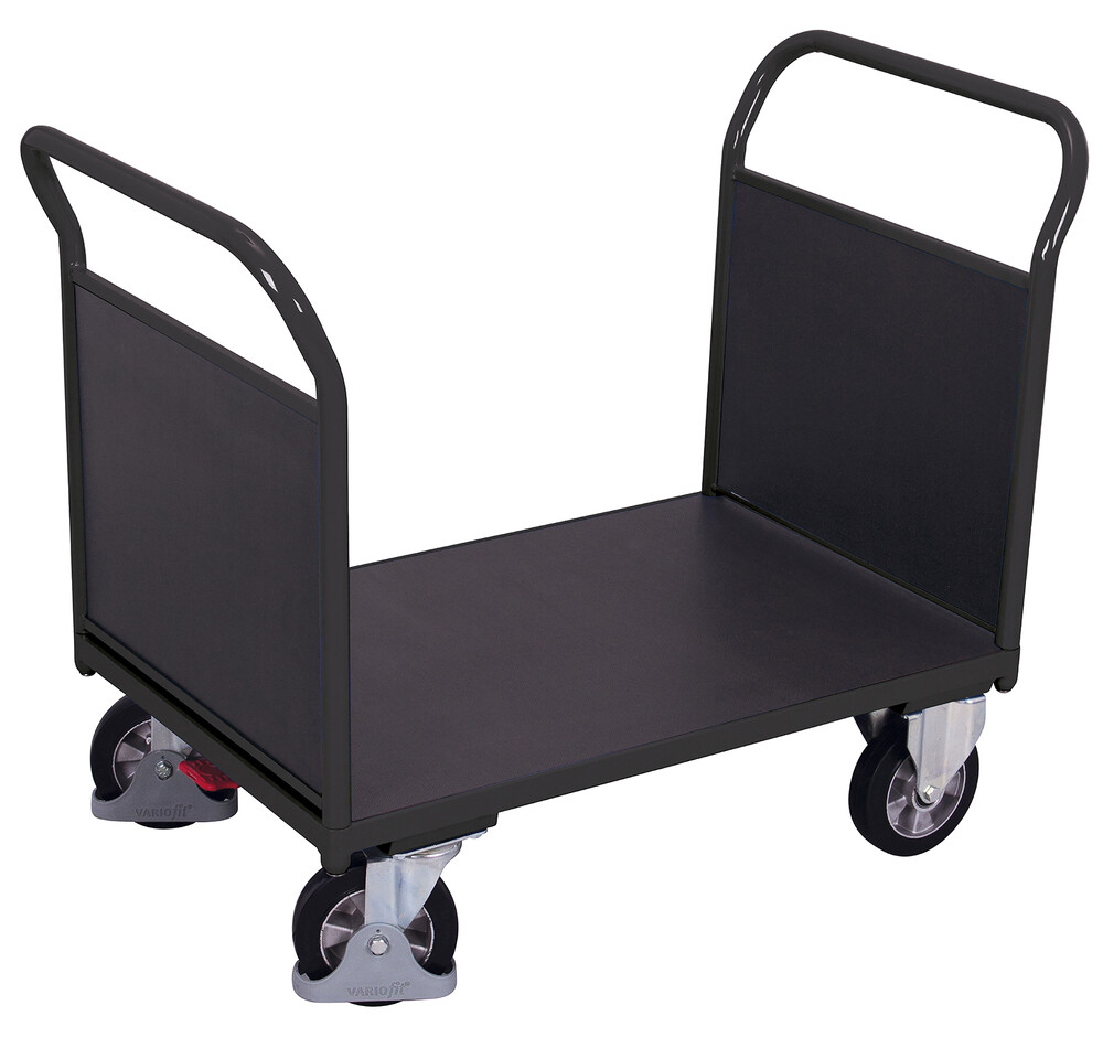 Doppel-Stirnwandwagen mit Siebdruckplatte Doppel-Stirnwandwagen mit Siebdruckplatte