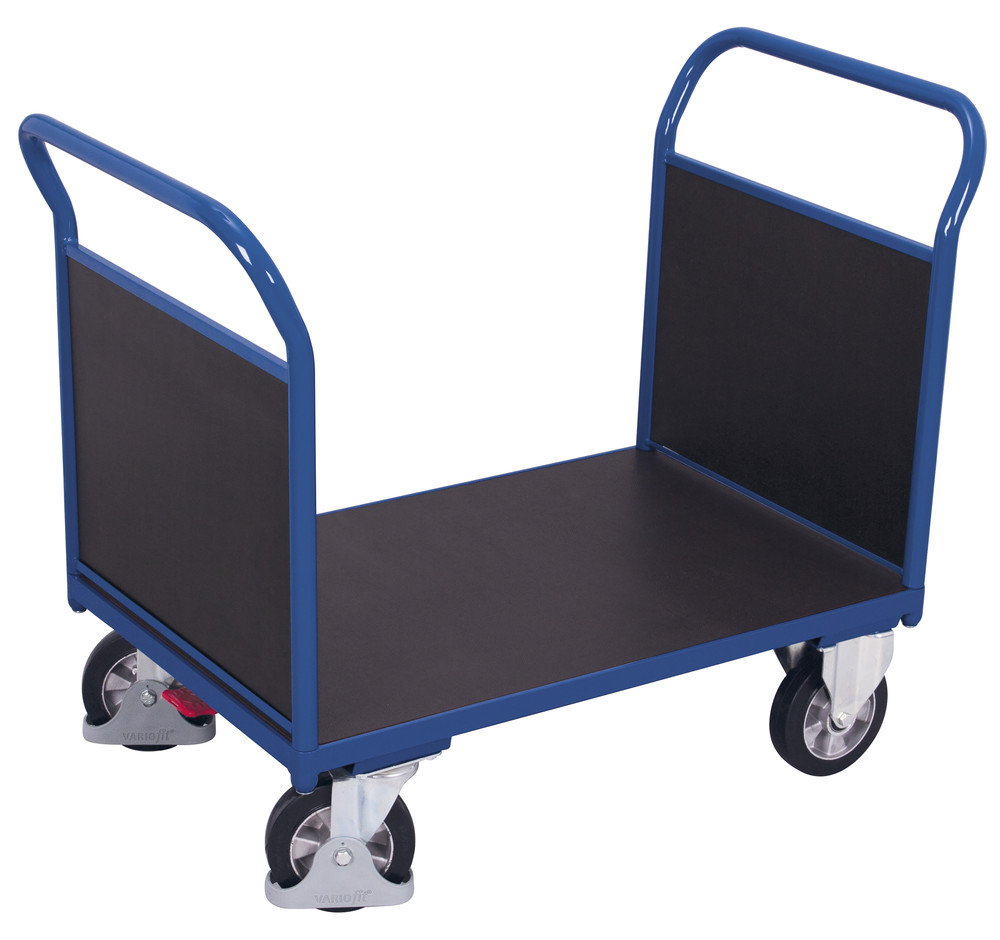 Doppel-Stirnwandwagen mit Siebdruckplatte Doppel-Stirnwandwagen mit Siebdruckplatte