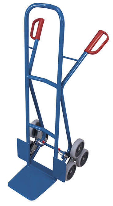 Stair-climber truck with 2 three-arm star wheels Stair-climber truck with 2 three-arm star wheels