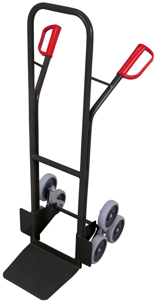 Stair-climber truck with 2 three-arm star wheels Stair-climber truck with 2 three-arm star wheels