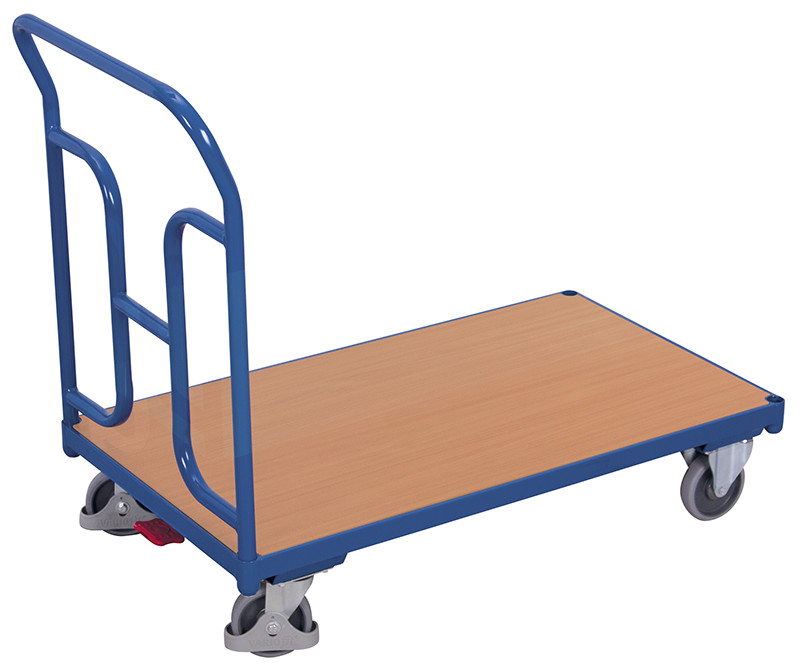 Push bar trolley with bended tubes