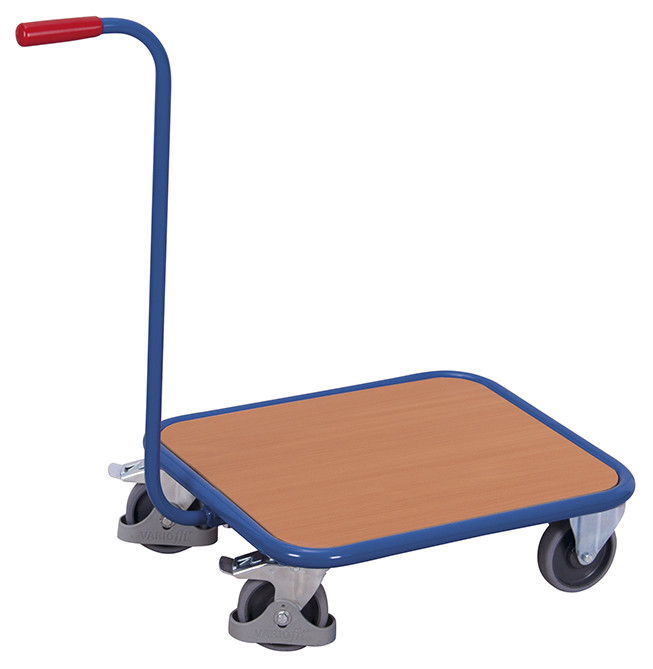 Push-handle dolly with board Push-handle dolly with board