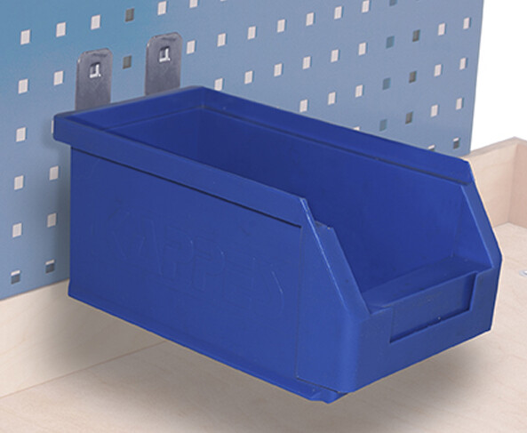 Material crate for workshop trolley