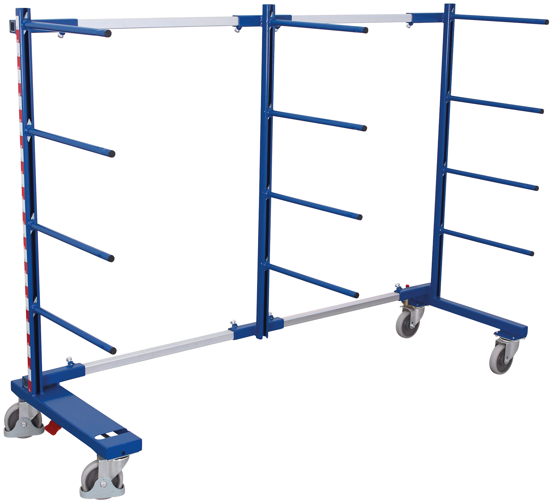 Carrier-spar trolley, one-sided