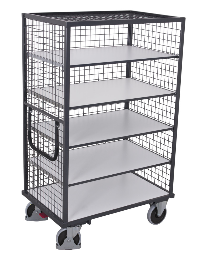 ESD shelf trolley fixed welded ESD shelf trolley fixed welded