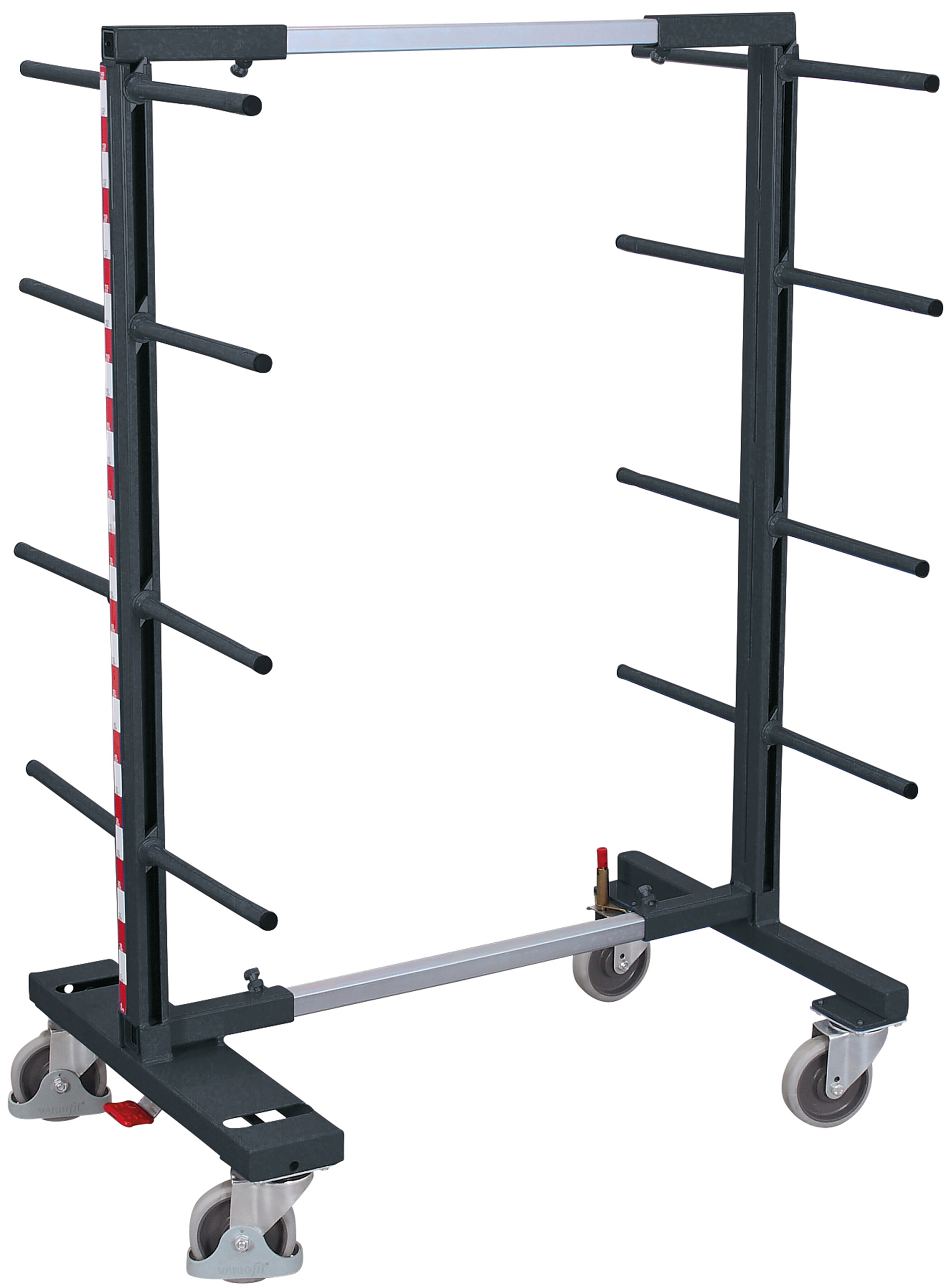Carrier-spar trolley, two-sided