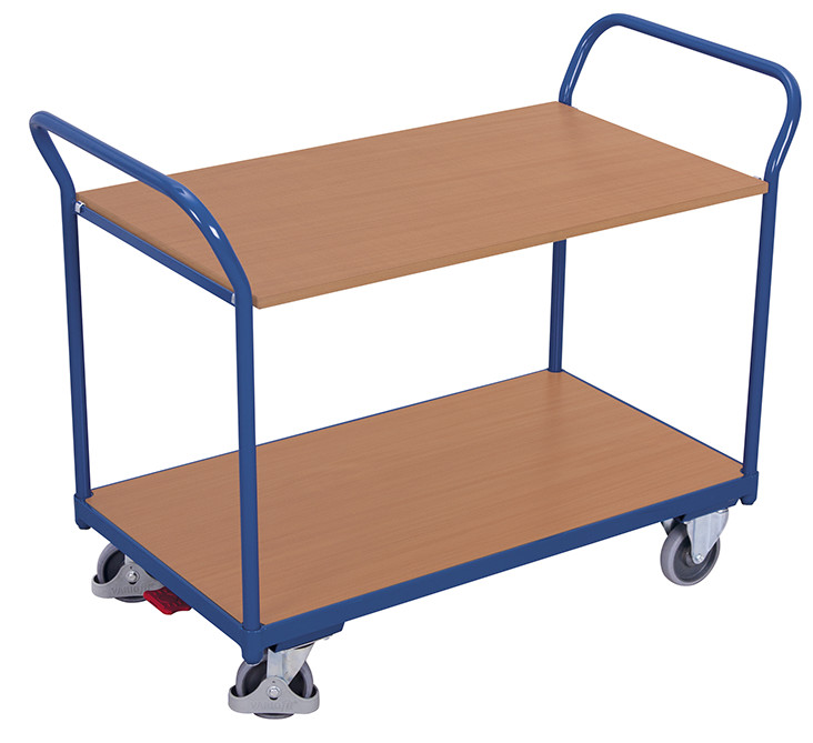 Tischwagen mit 2 Ladeflächen Tischwagen mit 2 Ladeflächen