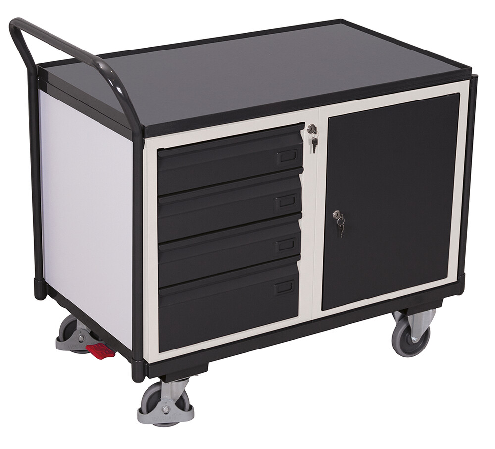 Workshop trolley with 1 load surface Workshop trolley with 1 load surface