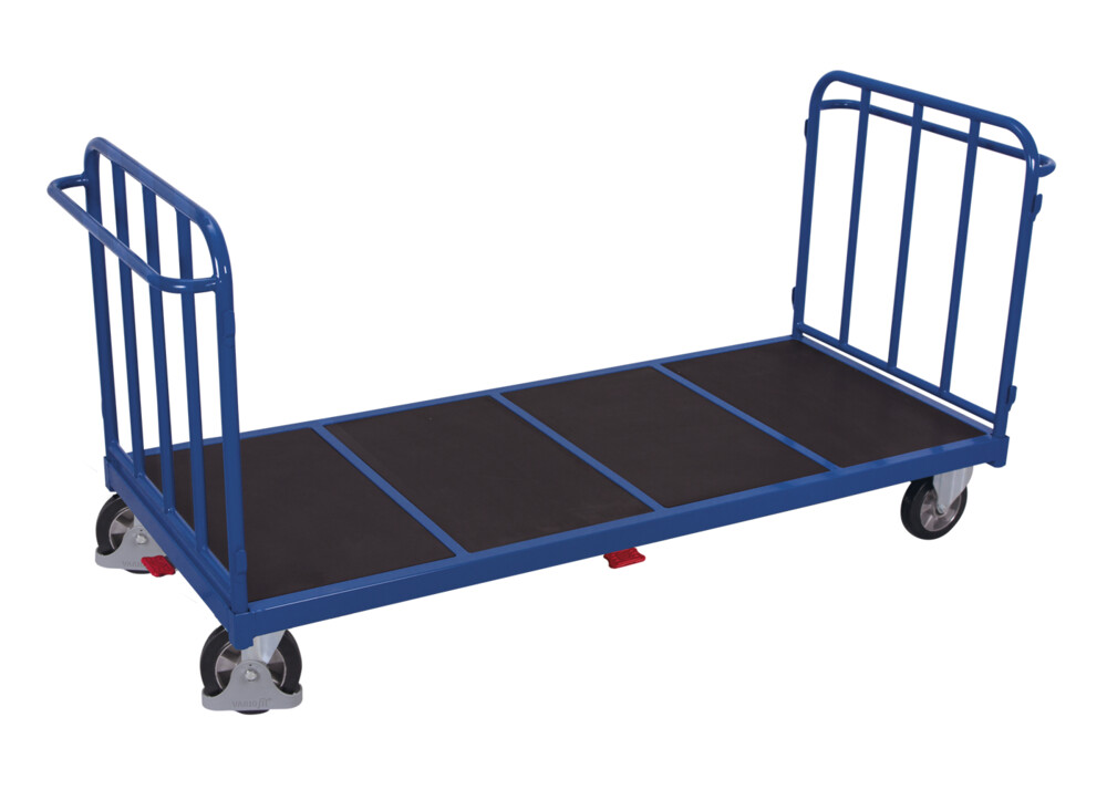 Double-end trolley with vertical tubes Double-end trolley with vertical tubes