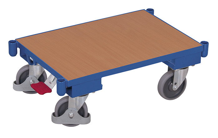 Euro system dolly with board and sockets Euro system dolly with board and sockets